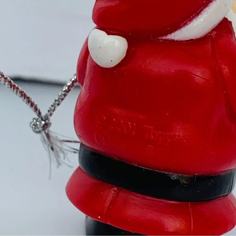 2001 Santa Claus Ornament Pencil Topper
